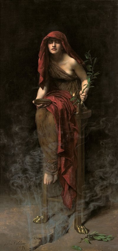 Sacerdotessa di Delfi da John Collier